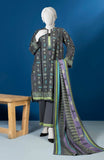 WINTER'24 PRINTED KHADDAR WOMEN STITCHED 3PC SUIT