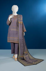 WINTER'23 WOMEN PRINTED KHADDAR 3PC UNSTITCHED