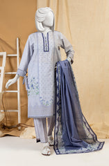 WINTER'23 WOMEN PRINTED KHADDAR 3PC UNSTITCHED