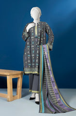 WINTER'23 WOMEN PRINTED KHADDAR 3PC UNSTITCHED