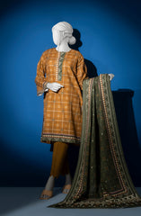 WINTER'23 WOMEN PRINTED KHADDAR 3PC UNSTITCHED