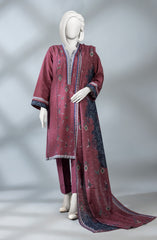 WINTER'23 WOMEN PRINTED KHADDAR 3PC UNSTITCHED