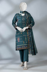 WINTER'23 WOMEN PRINTED KHADDAR 3PC UNSTITCHED