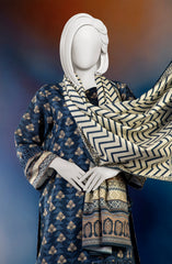 WINTER'23 WOMEN PRINTED KHADDAR 3PC UNSTITCHED