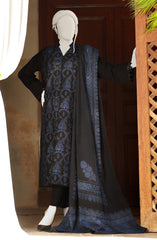 EMBROIDERED KHADDAR 3PCS UNSTITCHED