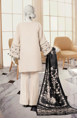 EMBROIDERED KHADDAR 3PCS UNSTITCHED