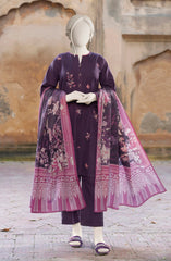 EMBROIDERED KHADDAR 3PCS UNSTITCHED