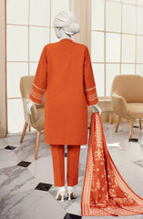 EMBROIDERED KHADDAR 3PCS UNSTITCHED