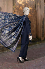 EMBROIDERED KHADDAR 3PCS UNSTITCHED