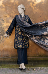 EMBROIDERED KHADDAR 3PCS UNSTITCHED