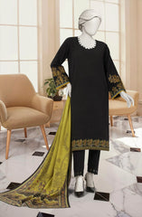 EMBROIDERED KHADDAR 3PCS UNSTITCHED