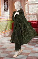 EMBROIDERED KHADDAR 3PCS UNSTITCHED