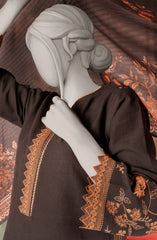 EMBROIDERED KHADDAR 3PCS UNSTITCHED