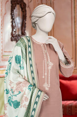 EMBROIDERED KHADDAR 3PCS UNSTITCHED