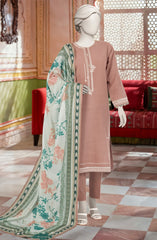 EMBROIDERED KHADDAR 3PCS UNSTITCHED