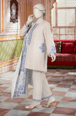 EMBROIDERED KHADDAR 3PCS UNSTITCHED