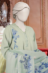EMBROIDERED KHADDAR 3PCS UNSTITCHED