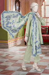 EMBROIDERED KHADDAR 3PCS UNSTITCHED