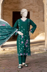 EMBROIDERED KHADDAR 3PCS UNSTITCHED