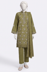 3 PIECE- EMBROIDERED PREMIUM KHADDAR SUIT