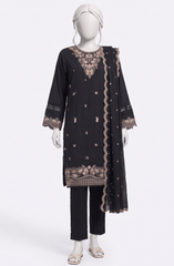 3 PIECE- EMBROIDERED PREMIUM KHADDAR SUIT