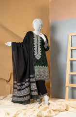 WINTER'23 WOMEN EMBROIDERY KHADDAR 3PC UNSTITCHED