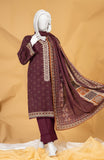 WINTER'24 EMBROIDERED PRINTED WOMEN STITCHED 3PC SUIT