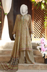 PRINTED TWILL VISCOSE 3PCS UNSTITCHED