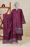 WINTER'24 PRINTED KHADDAR 3PCS UNSTITCHED