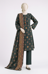 3 PIECE- PRINTED PREMIUM KHADDAR SUIT