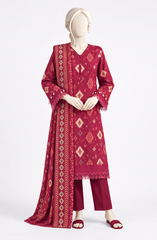 3 PIECE- PRINTED PREMIUM KHADDAR SUIT