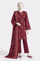 3 PIECE- PRINTED PREMIUM KHADDAR SUIT
