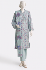 3 PIECE- PRINTED PREMIUM TWILL VISCOSE  SUIT