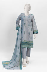 WINTER'23 WOMEN PRINTED MESSURI 3PC UNSTITCHED
