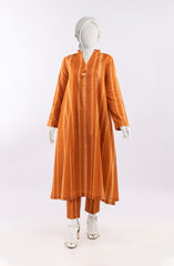 SUMMER'23 PRINTED TRANSLUCENT STITCHED 2PC SUIT