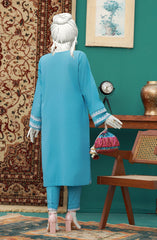 FESTIVE'23 DRAWN FLORA EMBROIDERED STITCHED 2PC SUIT