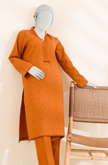 JACQUARD WOMEN STITCHED 2PC SUIT