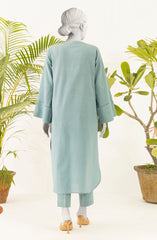 JACQUARD WOMEN STITCHED 2PC SUIT