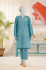JACQUARD WOMEN STITCHED 2PC SUIT