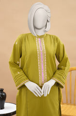 EMBROIDERED CAMBRIC STITCHED 2 PIECE