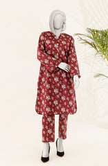 PRINTED WOMEN STITCHED 2PC SUIT
