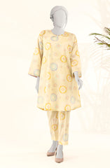 PRINTED WOMEN STITCHED 2PC SUIT