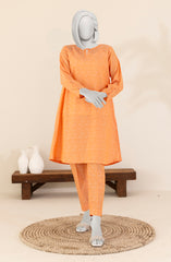 JACQUARD WOMEN STITCHED 2PC SUIT