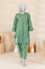 JACQUARD WOMEN STITCHED 2PC SUIT