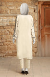 WINTER'24 EMBROIDERED CROSS HATCH WOMEN STITCHED 2PC SUIT