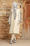 WINTER'24 EMBROIDERED CROSS HATCH WOMEN STITCHED 2PC SUIT