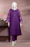 WINTER'24 EMBROIDERED CROSS HATCH WOMEN STITCHED 2PC SUIT