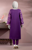 WINTER'24 EMBROIDERED CROSS HATCH WOMEN STITCHED 2PC SUIT