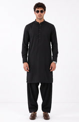 BLACK BLENDED KAMEEZ SHALWAR