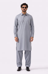 PASTEL-BLUE BLENDED KAMEEZ SHALWAR
